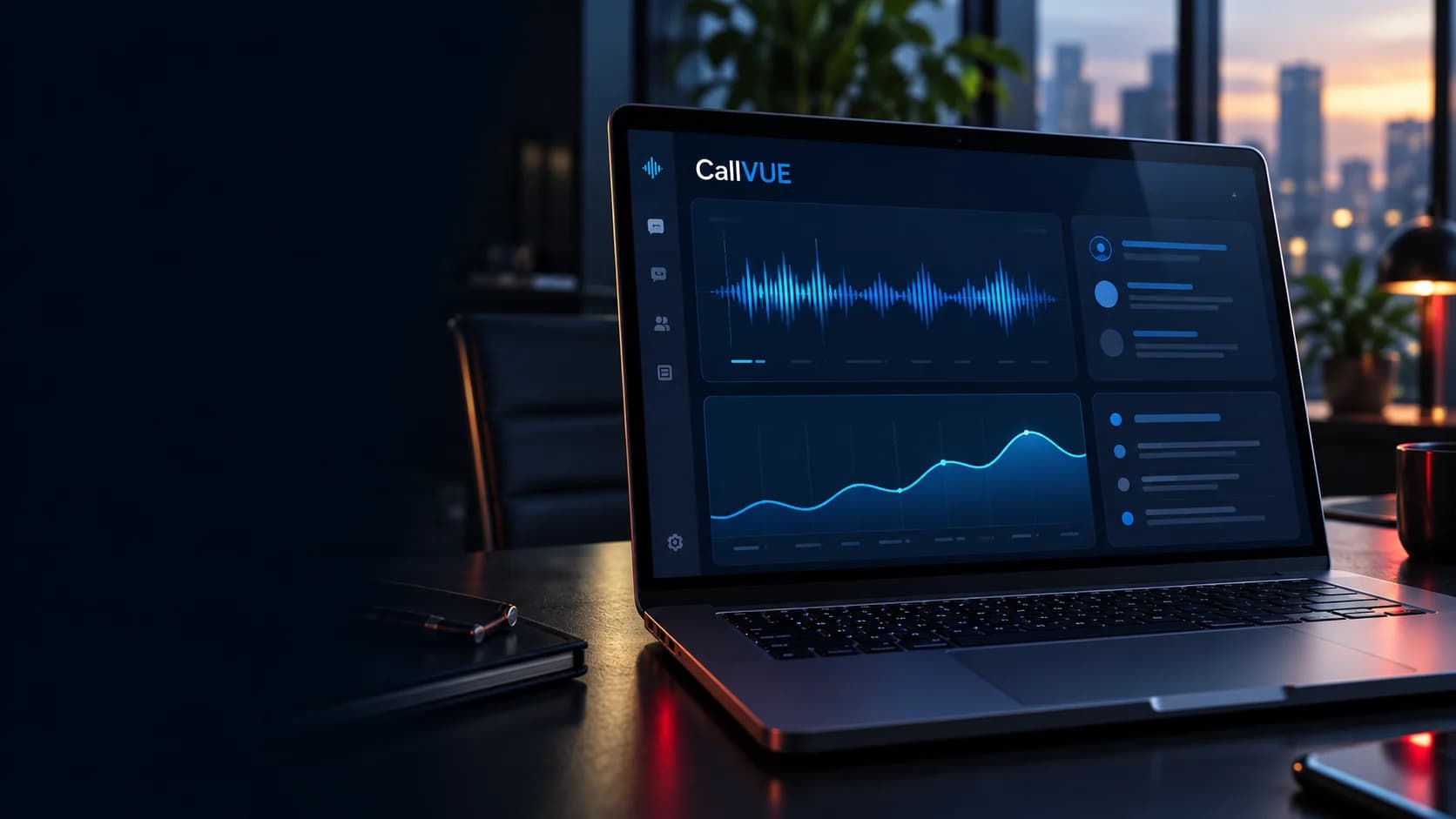 Illustrative product concept for CallVUE